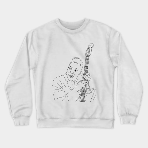 Buddy Guy Crewneck Sweatshirt by TheCosmicTradingPost